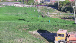 Horní část sjezdovky skiareálu Hlubočky