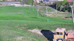 Horní část sjezdovky skiareálu Hlubočky