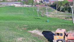 Horní část sjezdovky skiareálu Hlubočky