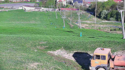 Horní část sjezdovky skiareálu Hlubočky