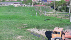 Horní část sjezdovky skiareálu Hlubočky