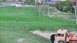 Horní část sjezdovky skiareálu Hlubočky