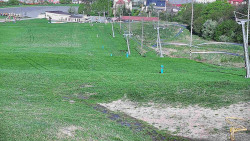 Horní část sjezdovky skiareálu Hlubočky