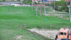 Horní část sjezdovky skiareálu Hlubočky