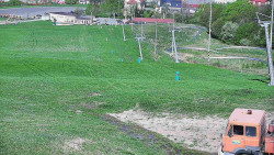 Horní část sjezdovky skiareálu Hlubočky