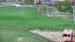 Horní část sjezdovky skiareálu Hlubočky