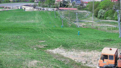 Horní část sjezdovky skiareálu Hlubočky