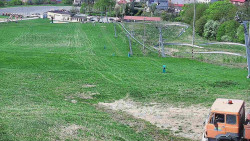 Horní část sjezdovky skiareálu Hlubočky