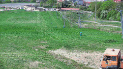 Horní část sjezdovky skiareálu Hlubočky