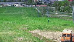 Horní část sjezdovky skiareálu Hlubočky