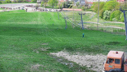 Horní část sjezdovky skiareálu Hlubočky