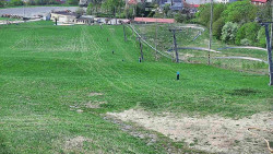 Horní část sjezdovky skiareálu Hlubočky