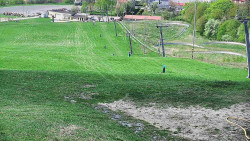 Horní část sjezdovky skiareálu Hlubočky