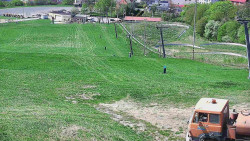 Horní část sjezdovky skiareálu Hlubočky