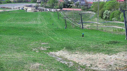 Horní část sjezdovky skiareálu Hlubočky