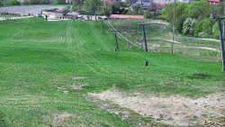 Horní část sjezdovky skiareálu Hlubočky