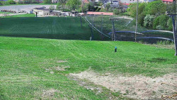 Horní část sjezdovky skiareálu Hlubočky