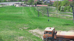 Horní část sjezdovky skiareálu Hlubočky