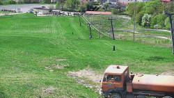 Horní část sjezdovky skiareálu Hlubočky