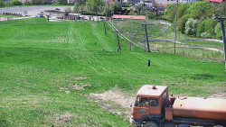 Horní část sjezdovky skiareálu Hlubočky