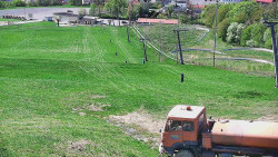 Horní část sjezdovky skiareálu Hlubočky