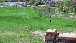 Horní část sjezdovky skiareálu Hlubočky