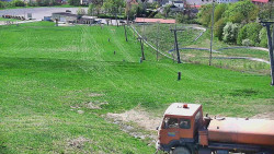 Horní část sjezdovky skiareálu Hlubočky