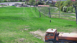 Horní část sjezdovky skiareálu Hlubočky