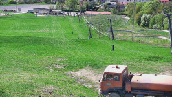 Horní část sjezdovky skiareálu Hlubočky