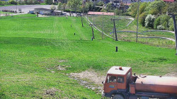 Horní část sjezdovky skiareálu Hlubočky