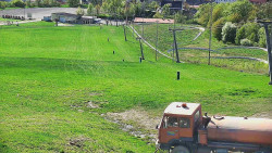 Horní část sjezdovky skiareálu Hlubočky