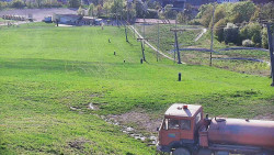 Horní část sjezdovky skiareálu Hlubočky