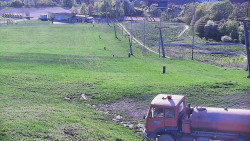Horní část sjezdovky skiareálu Hlubočky