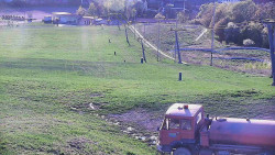 Horní část sjezdovky skiareálu Hlubočky