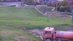 Horní část sjezdovky skiareálu Hlubočky
