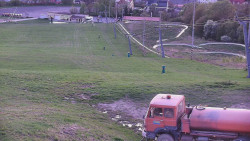 Horní část sjezdovky skiareálu Hlubočky