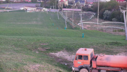 Horní část sjezdovky skiareálu Hlubočky