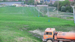 Horní část sjezdovky skiareálu Hlubočky