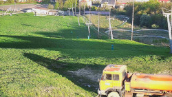 Horní část sjezdovky skiareálu Hlubočky