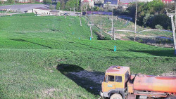 Horní část sjezdovky skiareálu Hlubočky