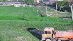Horní část sjezdovky skiareálu Hlubočky