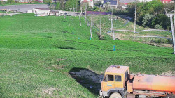 Horní část sjezdovky skiareálu Hlubočky