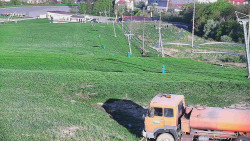 Horní část sjezdovky skiareálu Hlubočky