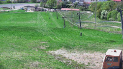 Horní část sjezdovky skiareálu Hlubočky