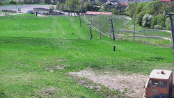 Horní část sjezdovky skiareálu Hlubočky