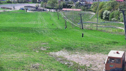 Horní část sjezdovky skiareálu Hlubočky