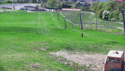 Horní část sjezdovky skiareálu Hlubočky