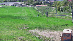 Horní část sjezdovky skiareálu Hlubočky