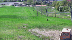 Horní část sjezdovky skiareálu Hlubočky