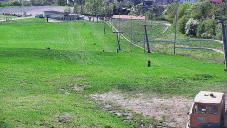 Horní část sjezdovky skiareálu Hlubočky